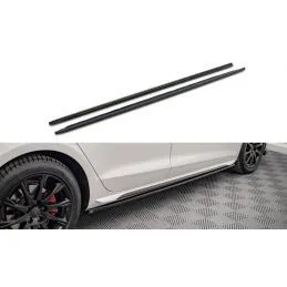 Maxton Side Skirts Diffusers Audi A4 B9 Facelift Gloss Black, Nouveaux produits maxton-design