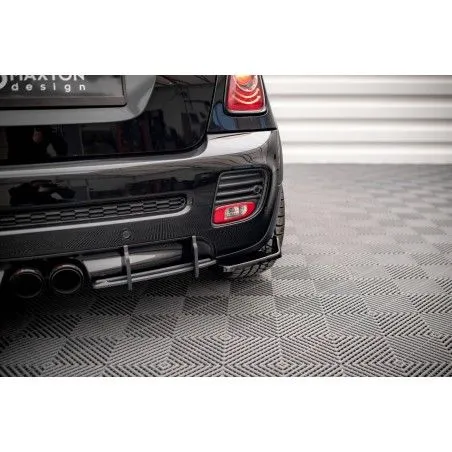 Maxton Rear Side Splitters V.2 Mini Cooper John Cooper Works R56 Gloss Black