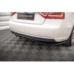 Central Rear Splitter Audi A5 S-Line F5 Coupe / Sportback (with vertical  bars)