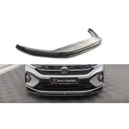 Maxton Front Splitter Volkswagen Taigo R-Line Mk1 Gloss Black, MAXTON DESIGN