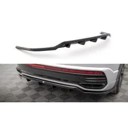 Maxton Central Rear Splitter (with vertical bars) Volkswagen Taigo R-Line Mk1 Gloss Black, MAXTON DESIGN