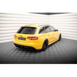 Maxton Street Pro Rear Side Splitters Audi RS4 B8 Black, MAXTON DESIGN