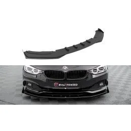 Maxton Street Pro Front Splitter + Flaps BMW 4 Gran Coupe F36 Black + Gloss Flaps, MAXTON DESIGN