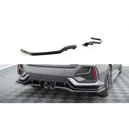 Maxton Central Rear Splitter (with vertical bars) Honda Civic Sport Mk 10 Facelift, MAXTON DESIGN