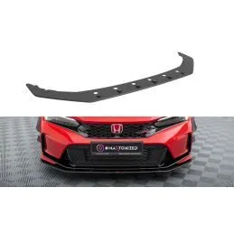 Maxton Street Pro Front Splitter Honda Civic Type-R Mk 11 Black-Red, MAXTON DESIGN