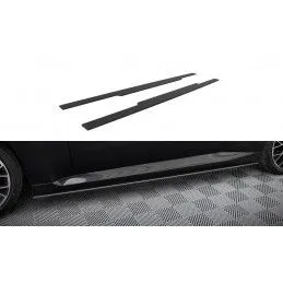 Maxton Street Pro Side Skirts Diffusers BMW 2 Coupe G42 Black, MAXTON DESIGN