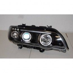 Set De Phares Avant Angel Eyes BMW X5 2001 Noir, Nouveaux produits eurolineas