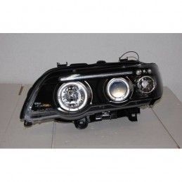 Set De Phares Avant Angel Eyes BMW X5 2001 Noir, Nouveaux produits eurolineas