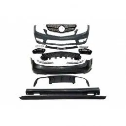 Kit De Carrosserie Mercedes W204 4P 2007-2013 look AMG C63 Calandre, W204