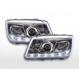 Phare Daylight LED feux de jour VW Bora 98-05 chrome, Bora