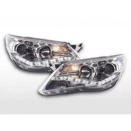 Phares Daylight LED feux de jour VW Tiguan 07-11 chrome, Tiguan