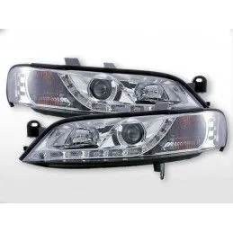 Phare Daylight LED feux de jour Opel Vectra B 95-99 chrome, Vectra B