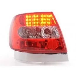 Kit feux arrières à LED Audi A4 berline type B5 95-00 clair / rouge, A4 B5 94-01