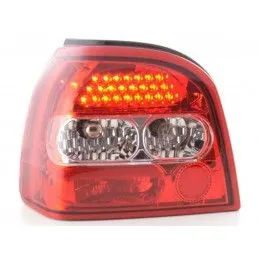 Kit feux arrières LED VW Golf 3 type 1HXO 92-97 clair / rouge, Golf 3