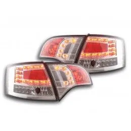 Kit feux arrières LED Audi A4 Avant type 8E 04-08 chrome, A4 B7 04-08