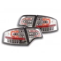 Kit feux arrières LED Audi A4 berline type 8E 04-07 chrome, A4 B7 04-08