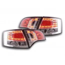 Kit feux arrières LED Audi A4 Avant type 8E 04-08 chrome, A4 B7 04-08