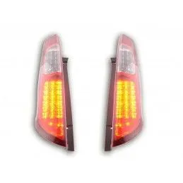 Kit feux arrières LED Ford Focus 2 5 portes 04-08 rouge / clair, Focus II 04-10