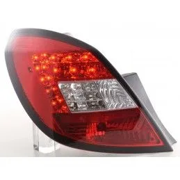 Kit feux arrières LED Opel Corsa D 5 portes 06-10 rouge / clair, Corsa D