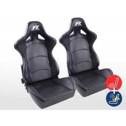 Sièges sport FK Sièges demi-coque pour voiture Set Control avec chauffage et massage des sièges, Sièges