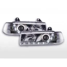 Phares Daylight LED Feux de jour LED BMW 3er E36 Coupé, Cabrio 92-99 chrome, Serie 3 E36 Coupé/Cab