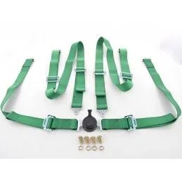 Harnais ceinture harnais 4 points harnais racing universel vert, Ceintures / Harnais