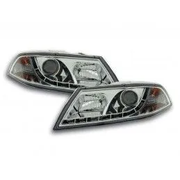 Phare Daylight LED DRL look Skoda Octavia type 1Z 04-08 chrome, Skoda