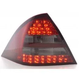 Kit feux arrière LED Mercedes Classe C W203 Limo 05-07 rouge / noir, Eclairage Mercedes