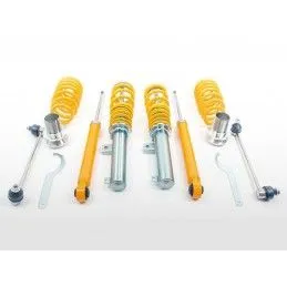 Kit combinés filetés FK suspension sport Skoda Octavia 1Z Limo de 2004 avec jambe de force 50mm, Skoda