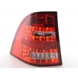 Kit feux arrière à LED Mercedes Classe M type W163 98-05 clair / rouge, Mercedes