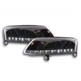 Phare Daylight LED DRL look Audi A6 type 4F 04-08 noir, Audi