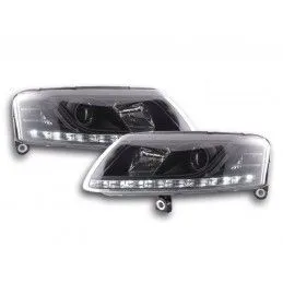 Phare Daylight LED feux de jour Audi A6 type 4F 04-08 noir, Audi