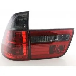 Jeu de feux arrière BMW X5 type E53 X53 98-03 noir / rouge, Bmw