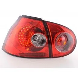 Kit feux arrières LED VW Golf 5 type 1K 2003-2008 rouge, Volkswagen