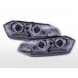 Jeu de phares feux diurnes LED VW Polo VI type AW année 17-21 chromé, Volkswagen