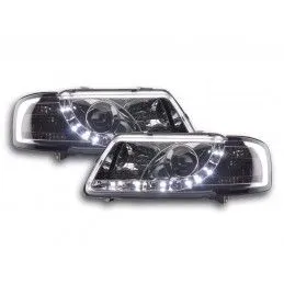 Phare Daylight LED DRL look Audi A3 type 8L 96-00 chrome, Audi