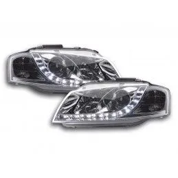 Phare Daylight LED DRL look Audi A3 type 8P 03-07 chrome, Audi