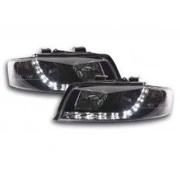 Phare Daylight LED DRL look Audi A4 type 8E 01-04 noir, Audi