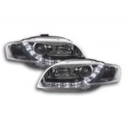 Phare Daylight LED DRL look Audi A4 type 8E 05-07 chrome, Audi