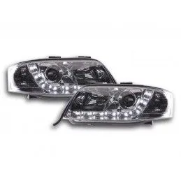 Phare Daylight LED DRL look Audi A6 type 4B 97-01 chrome, Audi