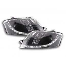 Phares Daylight LED feux de jour Audi TT type 8N 98-06 noir, Audi