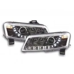 Phare Daylight à LED DRL look Fiat Stilo 3 portes. Type 192 01-07 chromé, Fiat