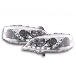 Phare Daylight LED DRL look Opel Astra G 98-03 chrome, Opel