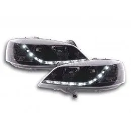 Phares Daylight LED feux de jour Opel Astra G 98-03 noir, Opel