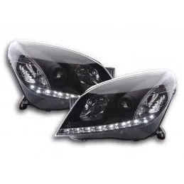 Phare Daylight LED DRL look Opel Astra H noir, Opel