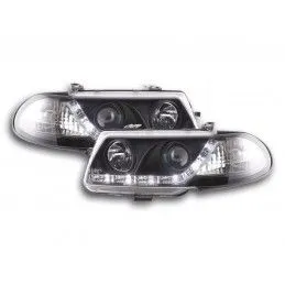 Phare Daylight LED DRL look Opel Astra F 95-97 noir, Opel