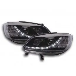 Phare Daylight LED DRL look Opel Zafira A 99-04 noir, Opel