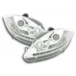 Phare Daylight LED look DRL Seat Leon type 1P / Altea / Toledo type 5P 05-09 chrome, Seat