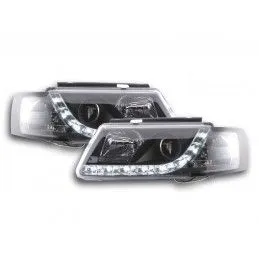 Kit de phares Daylight LED feux de jour VW Passat type 3B 97-00 noir, Volkswagen