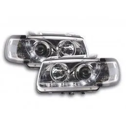 Phare Daylight LED DRL look VW Polo type 6N 94-99 chrome, Volkswagen